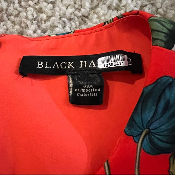 Black Halo Red Floral Jodee Dress - Picture 5 of 11